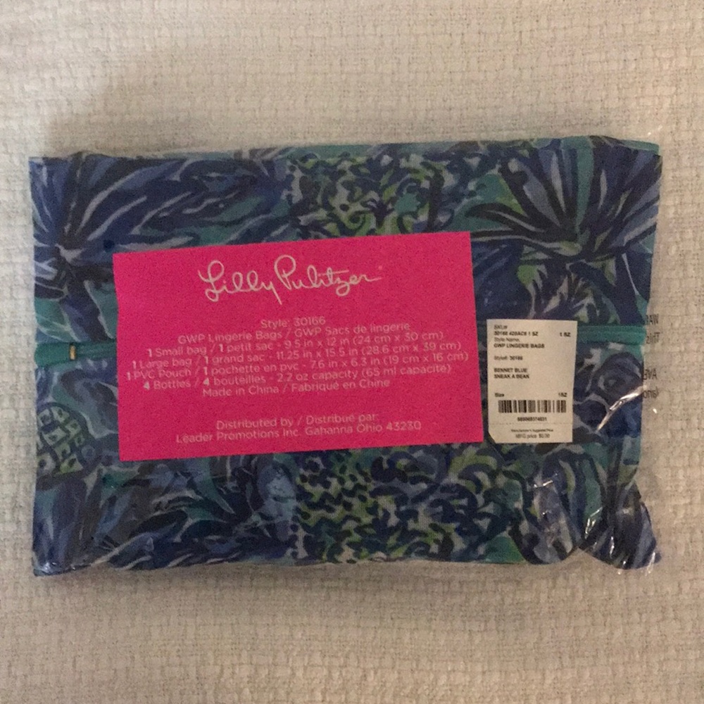Lilly Pulitzer GWP Lingerie Bags